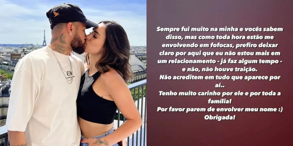 Bruna Biancardi confirmou término com Neymar