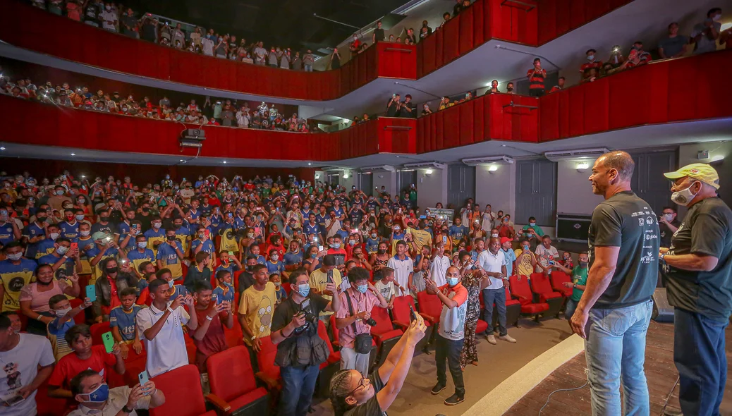 Cafu e o Prefeito de Teresina