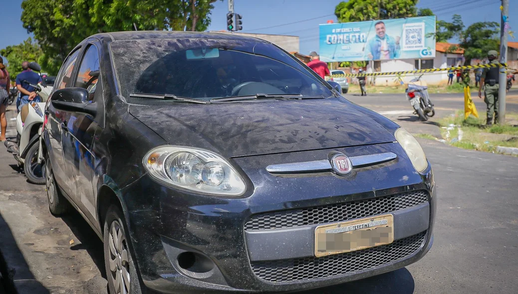 Carro que a vítima estava