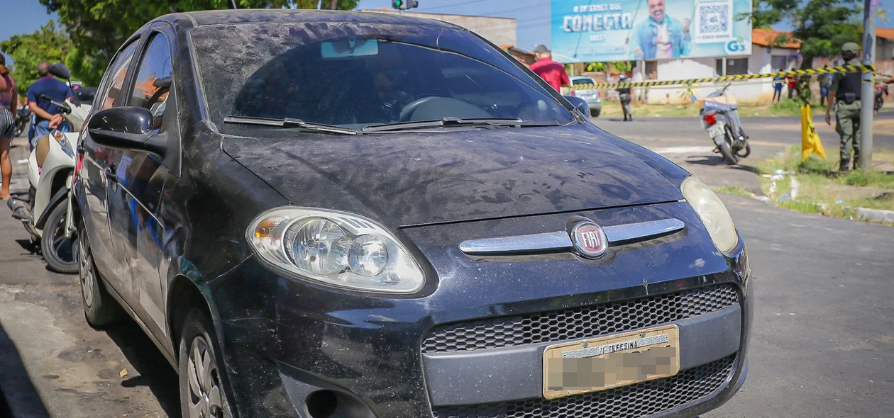 Carro que a vítima estava