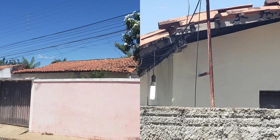 Casa onde Pai Bruno de Ogum residia