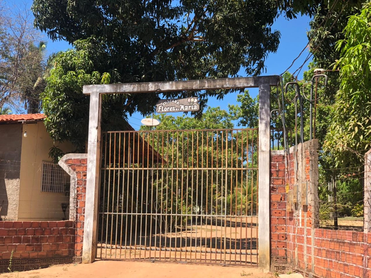 Chácara onde aconteceu o crime