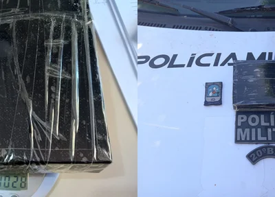 Cocaína avaliada em mais de R$ 60 mil