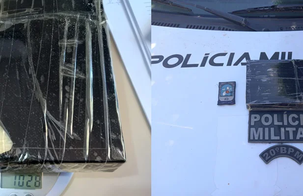 Cocaína avaliada em mais de R$ 60 mil