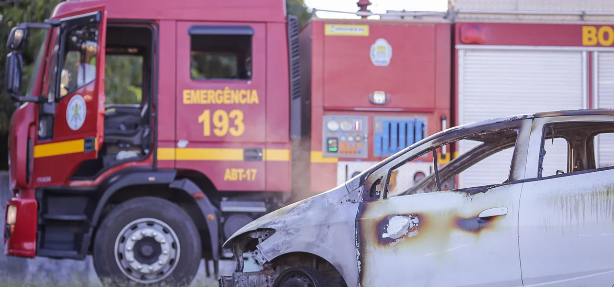 Corpo de Bombeiros esteve no local