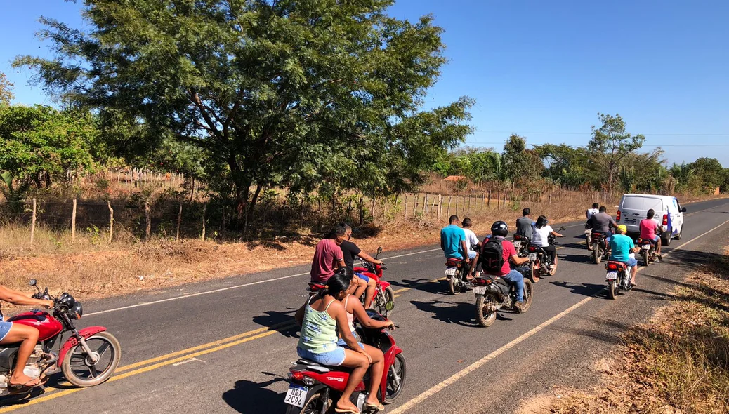 Cortejo aconteceu em Nazária