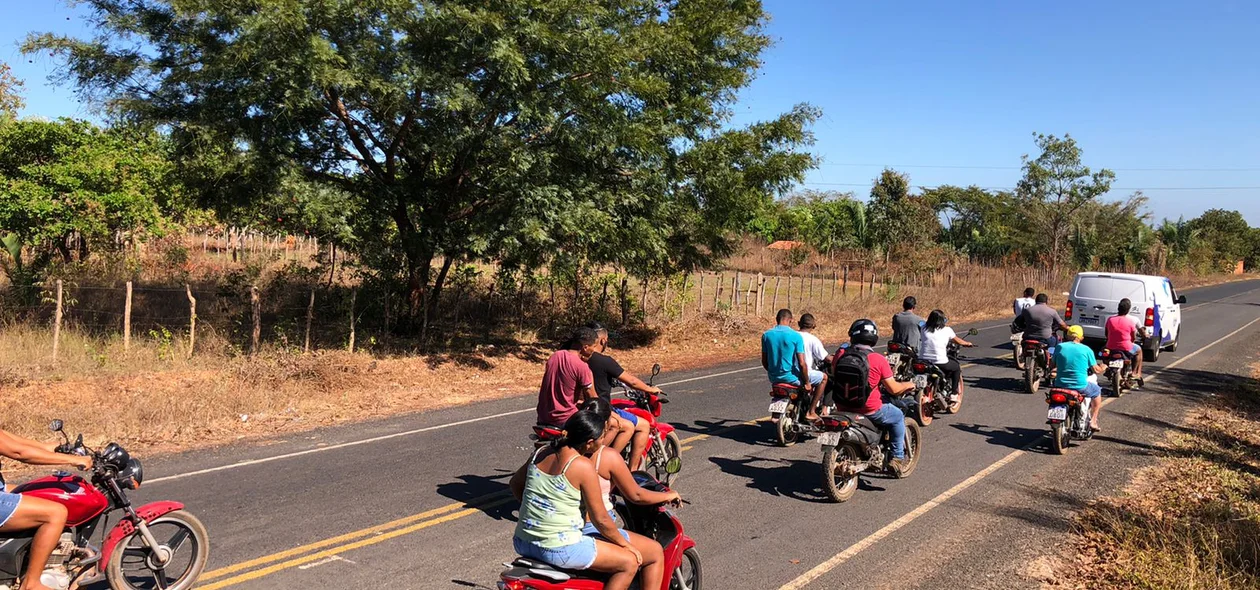Cortejo aconteceu em Nazária