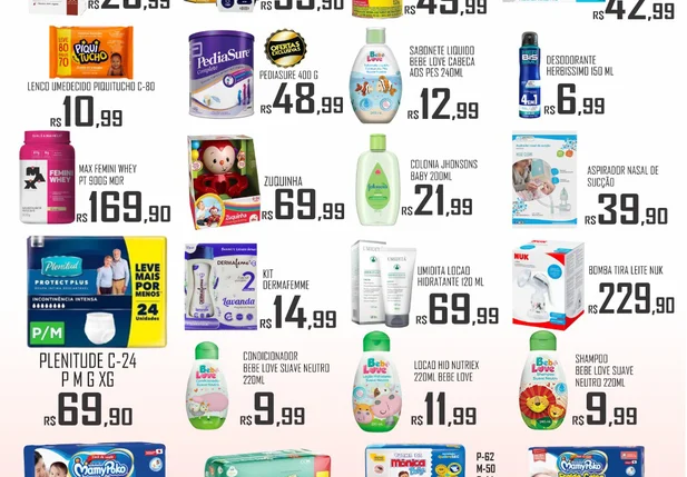 Domingo tem os produtos mais vendidos do delivery na Hiperfarmax