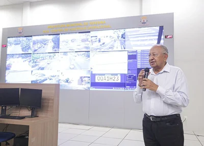 Dr. Pessoa inaugura novo Centro de Controle de Comando