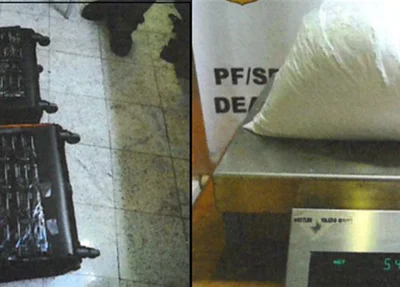 Droga apreendida em Guarulhos