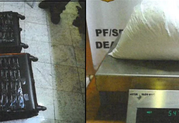 Droga apreendida em Guarulhos