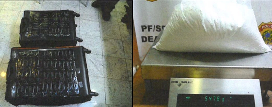 Droga apreendida em Guarulhos
