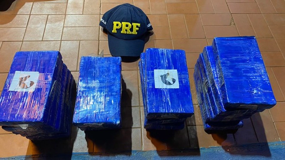 Droga apreendida pela PRF