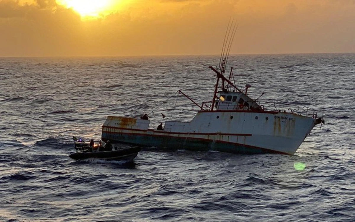 Droga foi encontrada dentro do navio pesqueiro