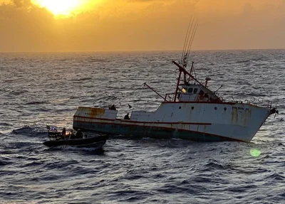 Droga foi encontrada dentro do navio pesqueiro