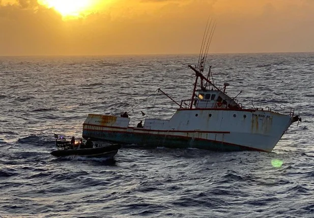Droga foi encontrada dentro do navio pesqueiro