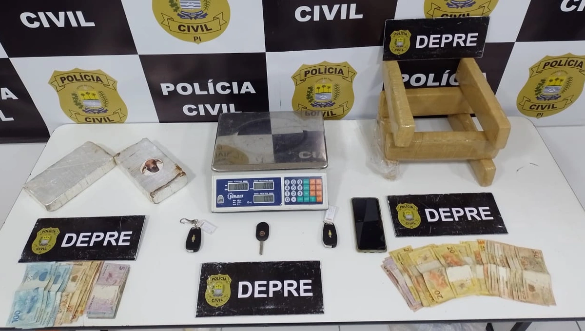 Drogas apreendidas em Teresina