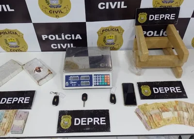 Drogas apreendidas em Teresina