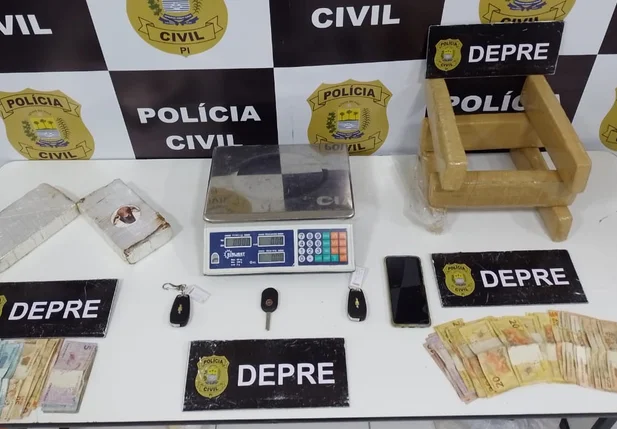 Drogas apreendidas em Teresina