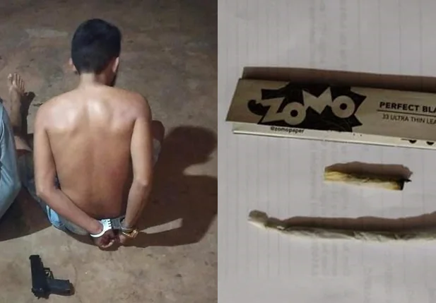 Dupla presa com arma e drogas em Simplício Mendes