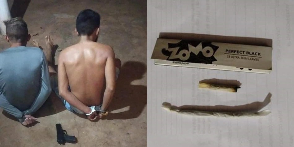 Dupla presa com arma e drogas em Simplício Mendes