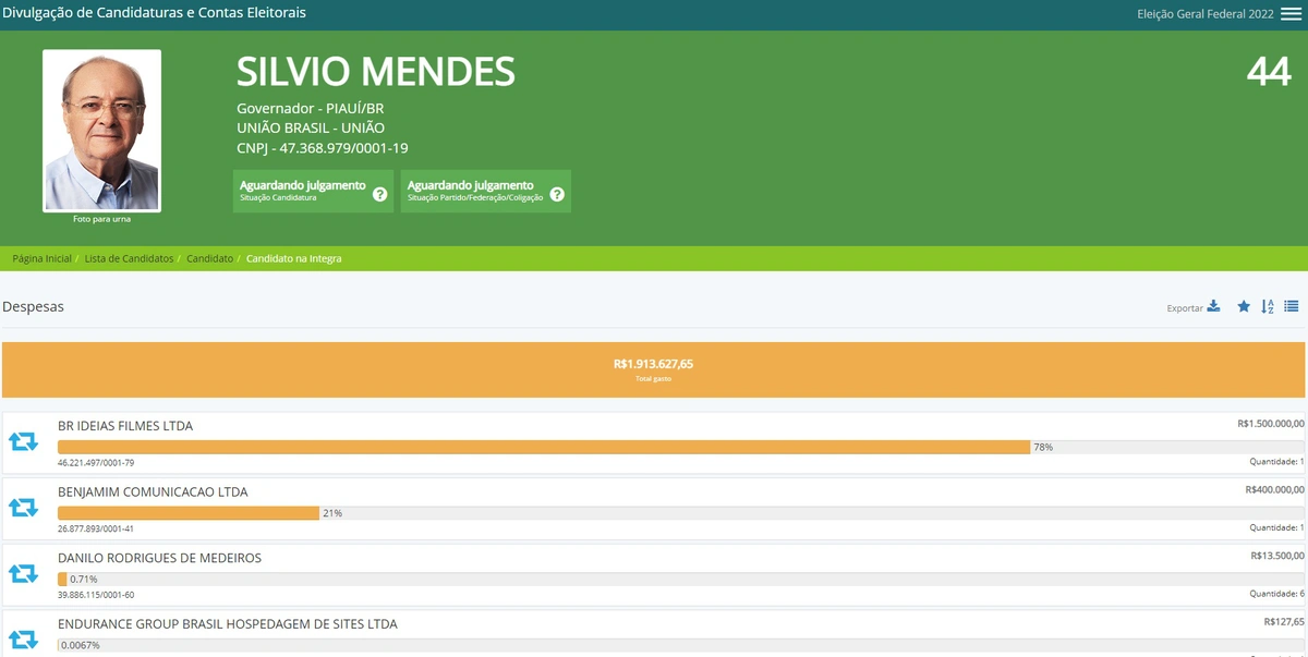 Empresa foi contratada por Sílvio Mendes