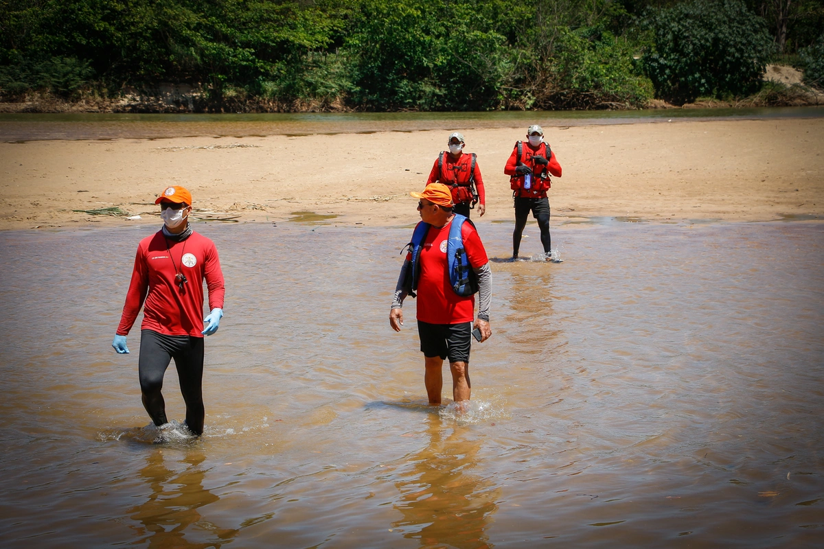 Equipe do Corpo de Bombeiros