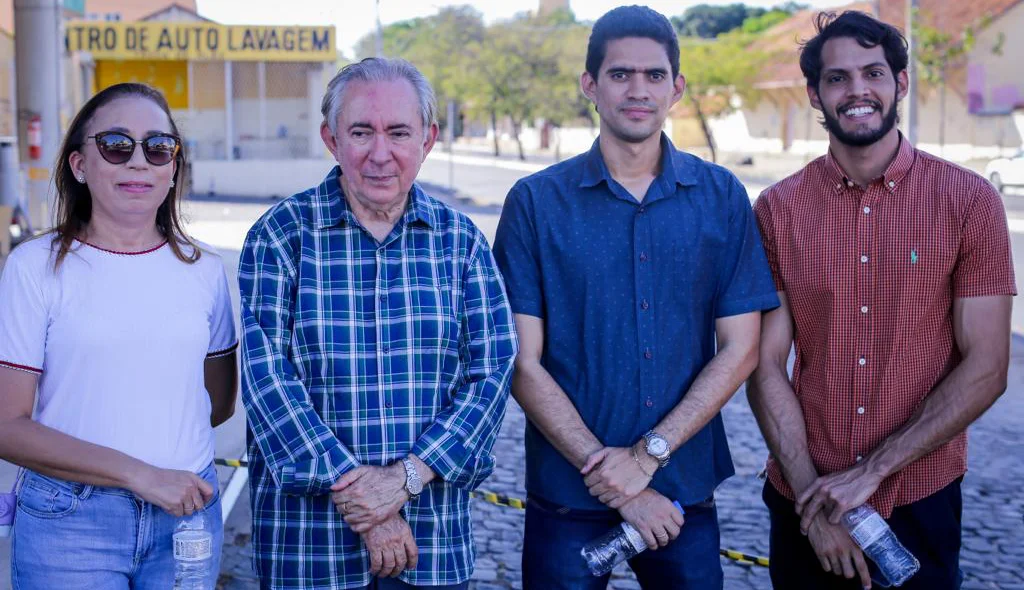 Equipes da SEMPLAN e SAAD Centro