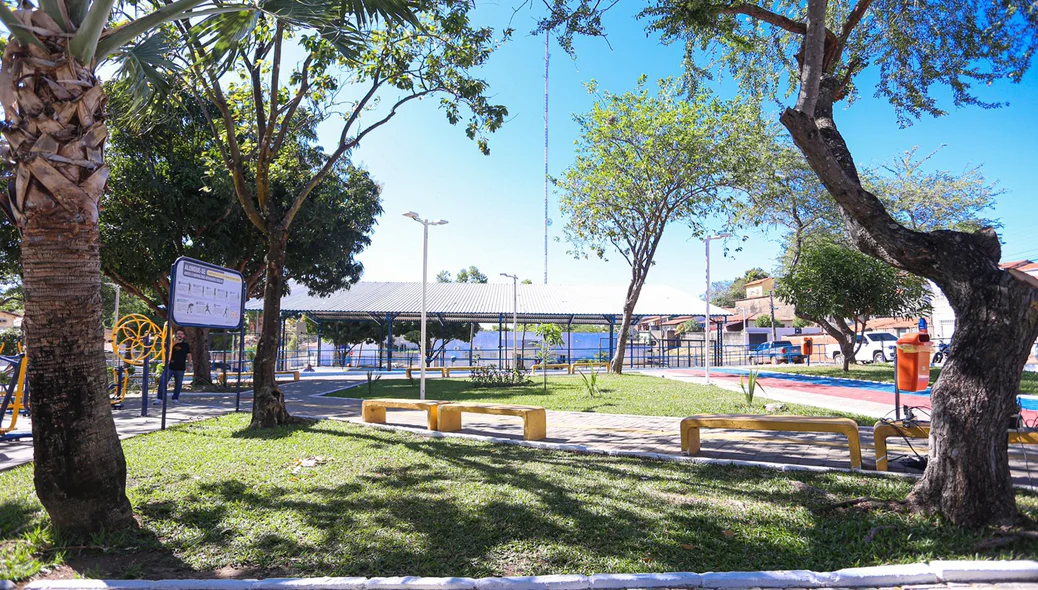 Espaço de lazer todo reformado