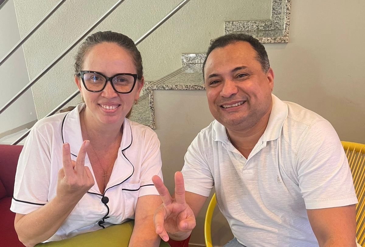 Evaldo Gomes visita a candidata Viviane Moura