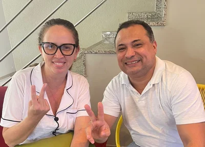 Evaldo Gomes visita a candidata Viviane Moura