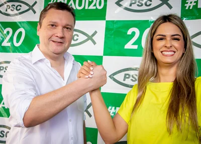 Fábio Sérvio e Gessy Fonseca tiverama a candidatura homologada nesta sexta na zona Leste de Teresina
