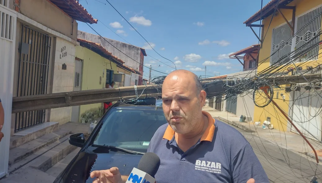 Fábio Teles, primo da proprietária do carro