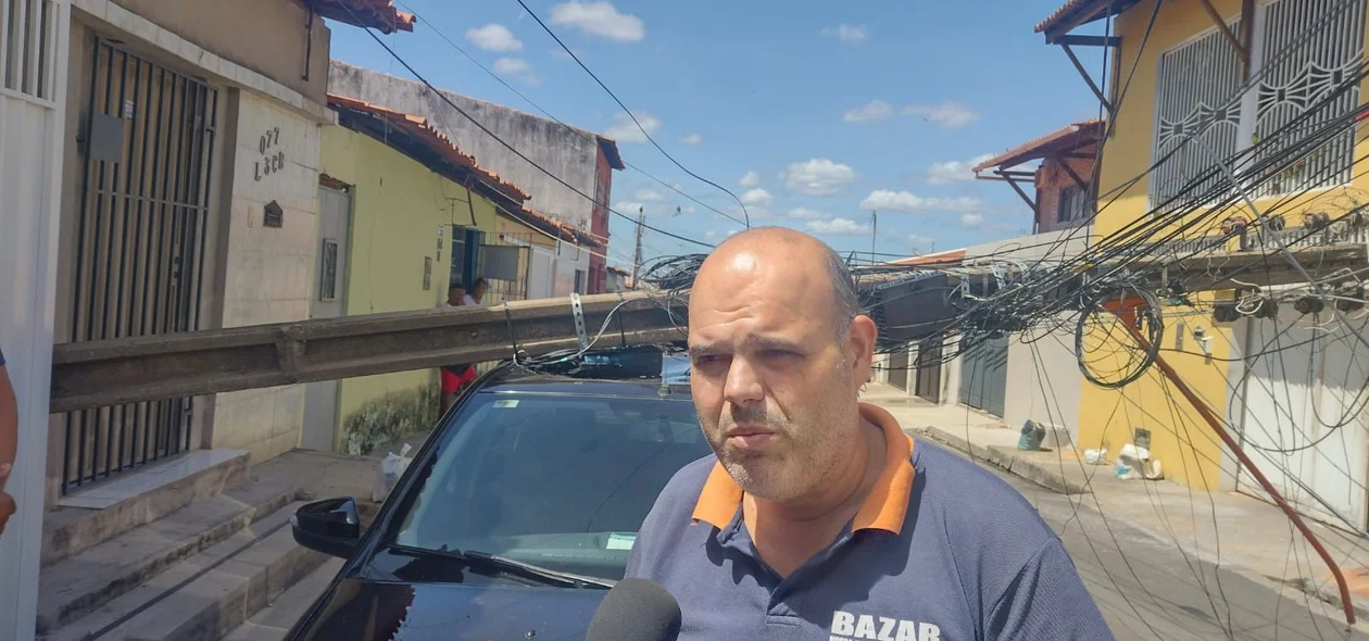 Fábio Teles, primo da proprietária do carro