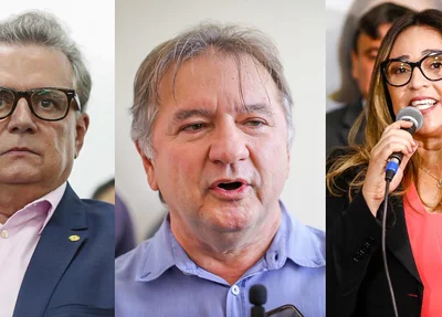 Flávio Nogueira, Merlong Solano e Rejane Dias