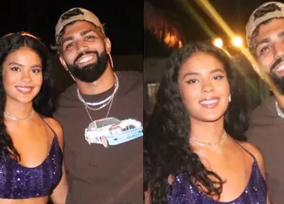 Gabigol e Bella Campos