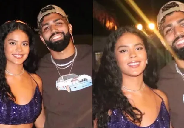 Gabigol e Bella Campos