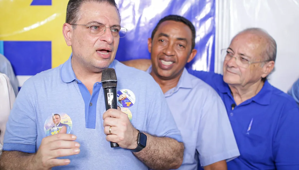 Gessivaldo durante seu pronunciamento