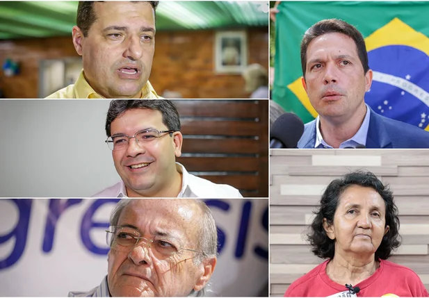 Gustavo Henrique, Rafael Fonteles, Sílvio Mendes, Coronel Diego Melo e Lourdes Melo divulgaram agenda