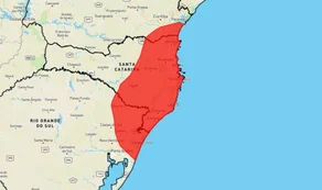 Inmet emite alerta para regiões sul e sudeste do Brasil