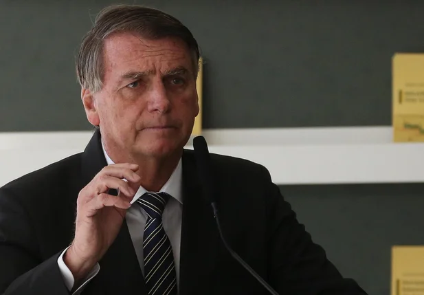 Jair Bolsonaro durante abertura da Exposição Alusiva ao Bicentenário da Independência do Brasil