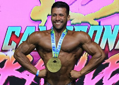 Jeneilton Sousa, atleta piauiense de fisiculturismo