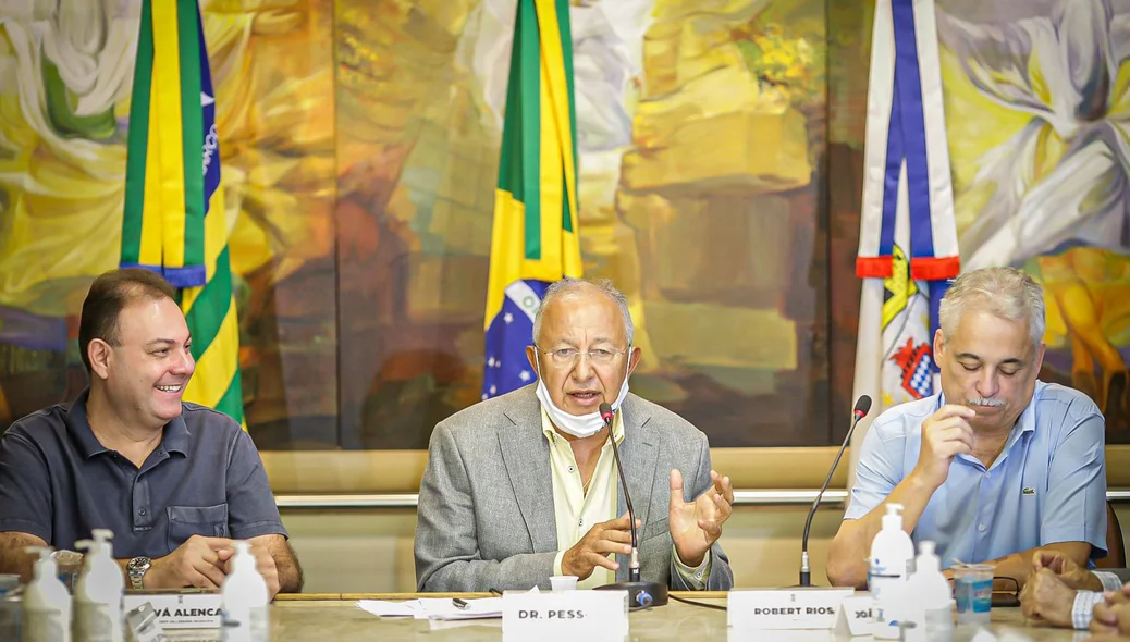 Jeová Alencar, Dr. Pessoa e Robert Rios