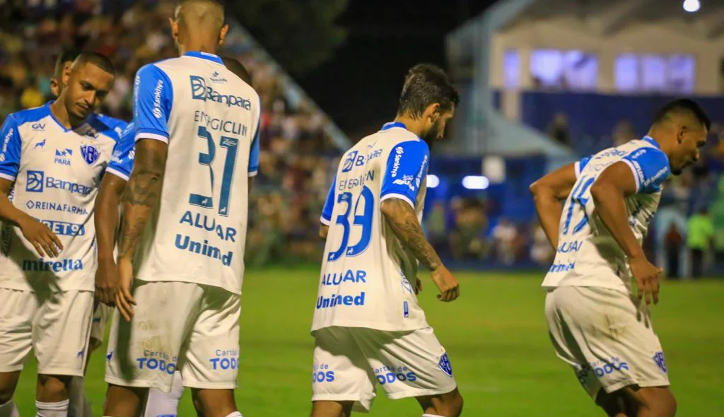 Jogadores do Paysandu