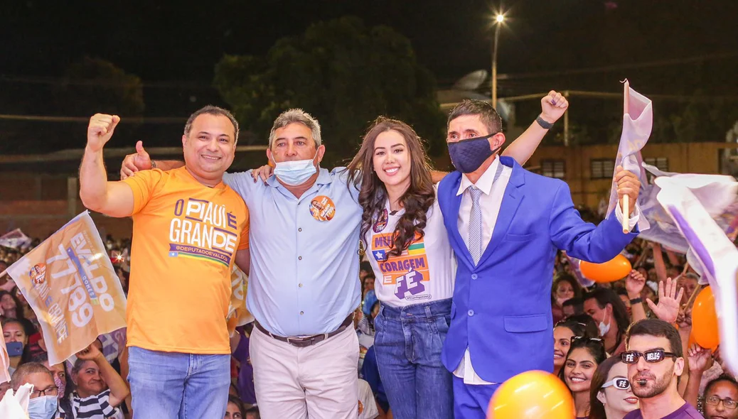 Lançamento das candidaturas de Evaldo Gomes e Fernanda Gomes