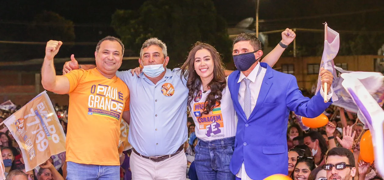 Lançamento das candidaturas de Evaldo Gomes e Fernanda Gomes