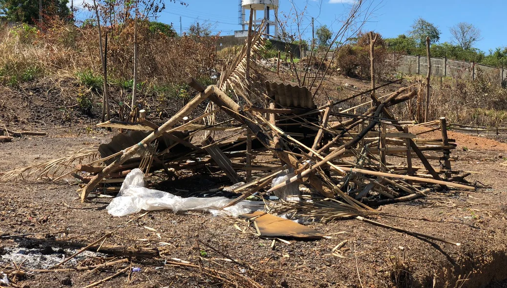 Local onde ocorreu a desapropriação