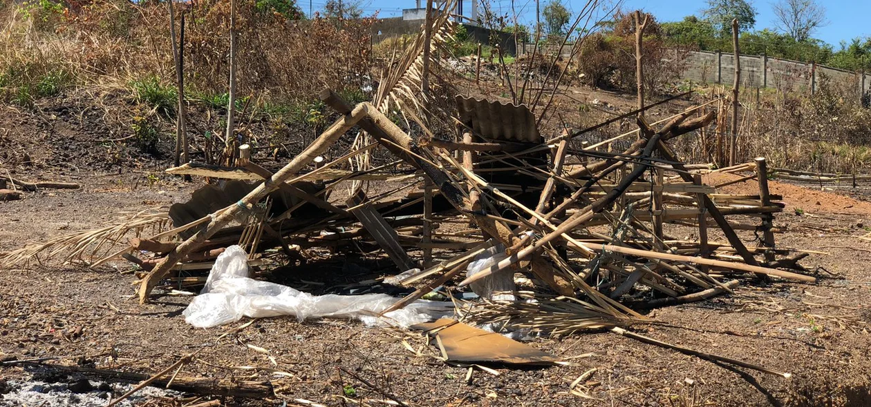 Local onde ocorreu a desapropriação