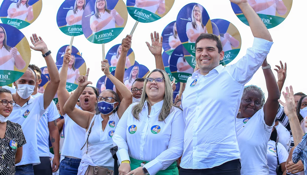 Luana Barradas na convenção