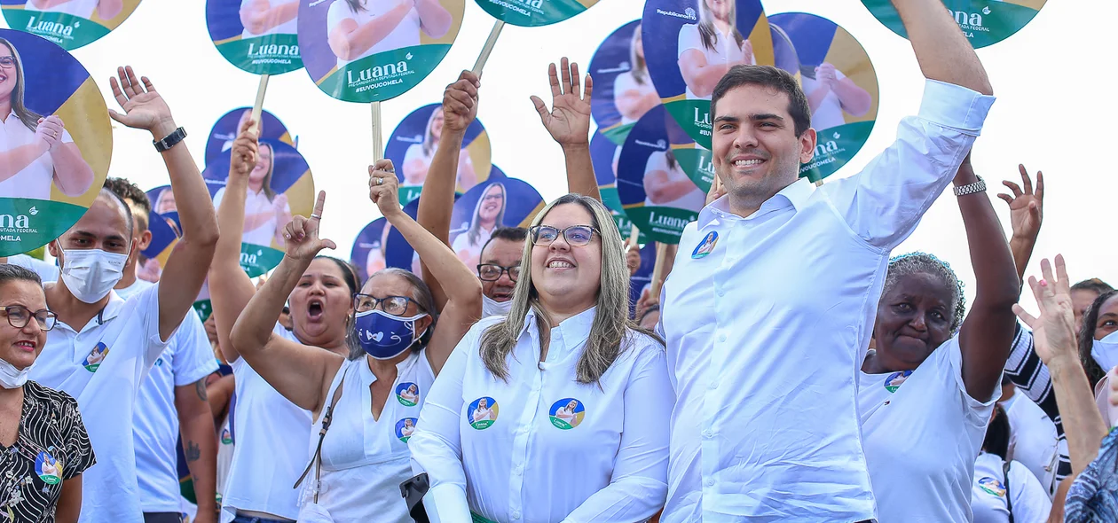 Luana Barradas na convenção